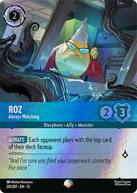 Roz - Always Watching (Epic) (221/204) [Attack of the Vine!] | Gear Gaming Bentonville