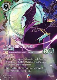 Maleficent & Diablo - Evil Incarnate (Enchanted) (235/204) [Attack of the Vine!] | Gear Gaming Bentonville