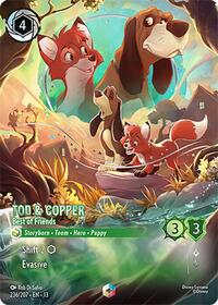 Tod & Copper - Best of Friends (Enchanted) (236/204) [Attack of the Vine!] | Gear Gaming Bentonville
