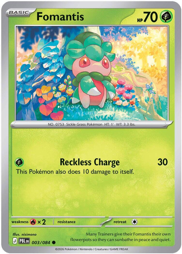 Fomantis (003/084) [Mega Evolution: Pitch Black] | Gear Gaming Bentonville