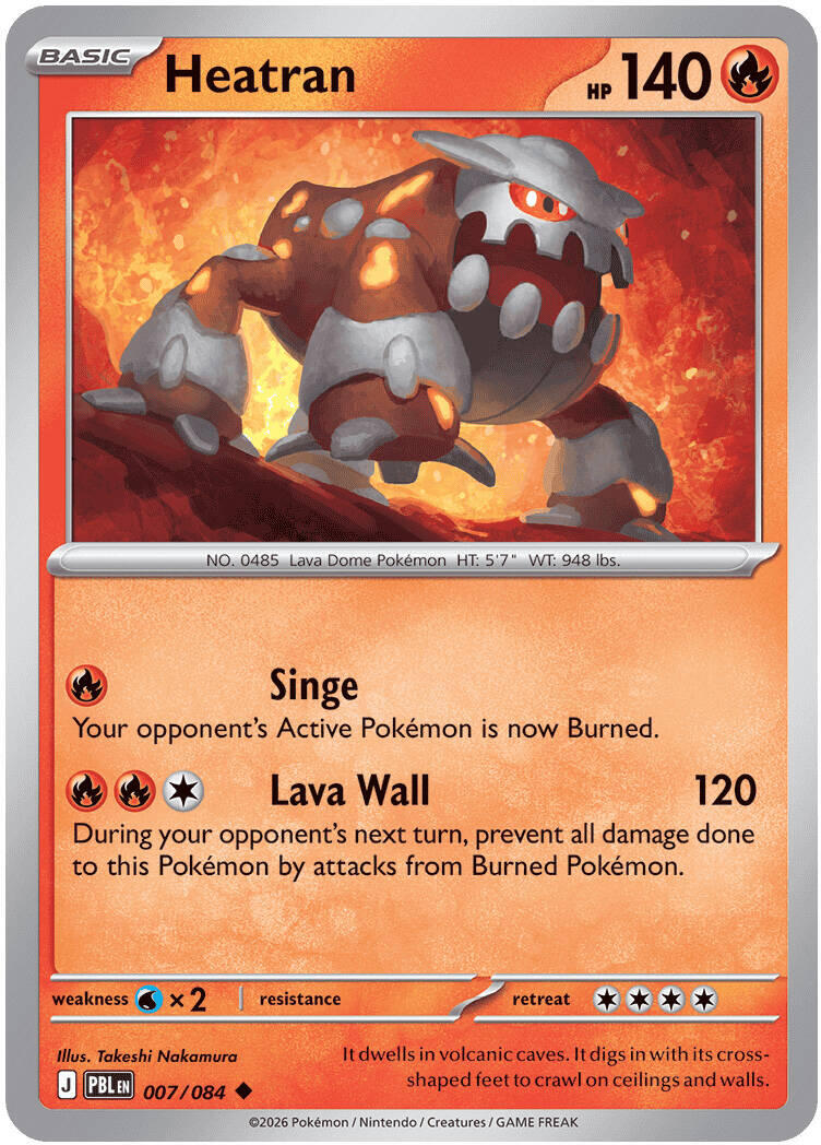 Heatran (007/084) [Mega Evolution: Pitch Black] | Gear Gaming Bentonville