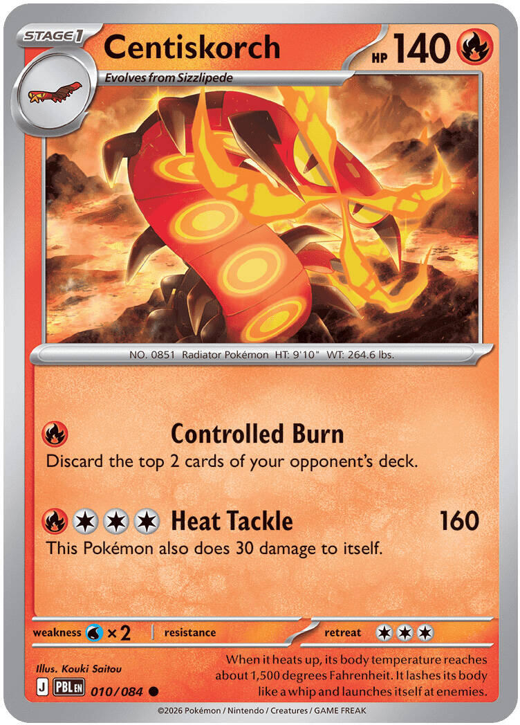 Centiskorch (010/084) [Mega Evolution: Pitch Black] | Gear Gaming Bentonville