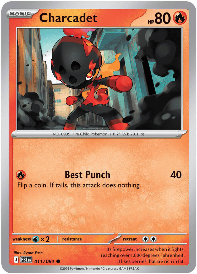 Charcadet (011/084) [Mega Evolution: Pitch Black] | Gear Gaming Bentonville
