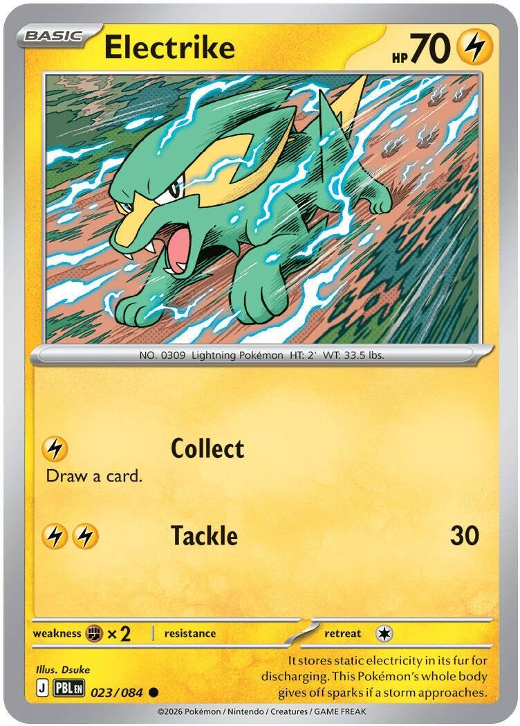 Electrike (023/084) [Mega Evolution: Pitch Black] | Gear Gaming Bentonville