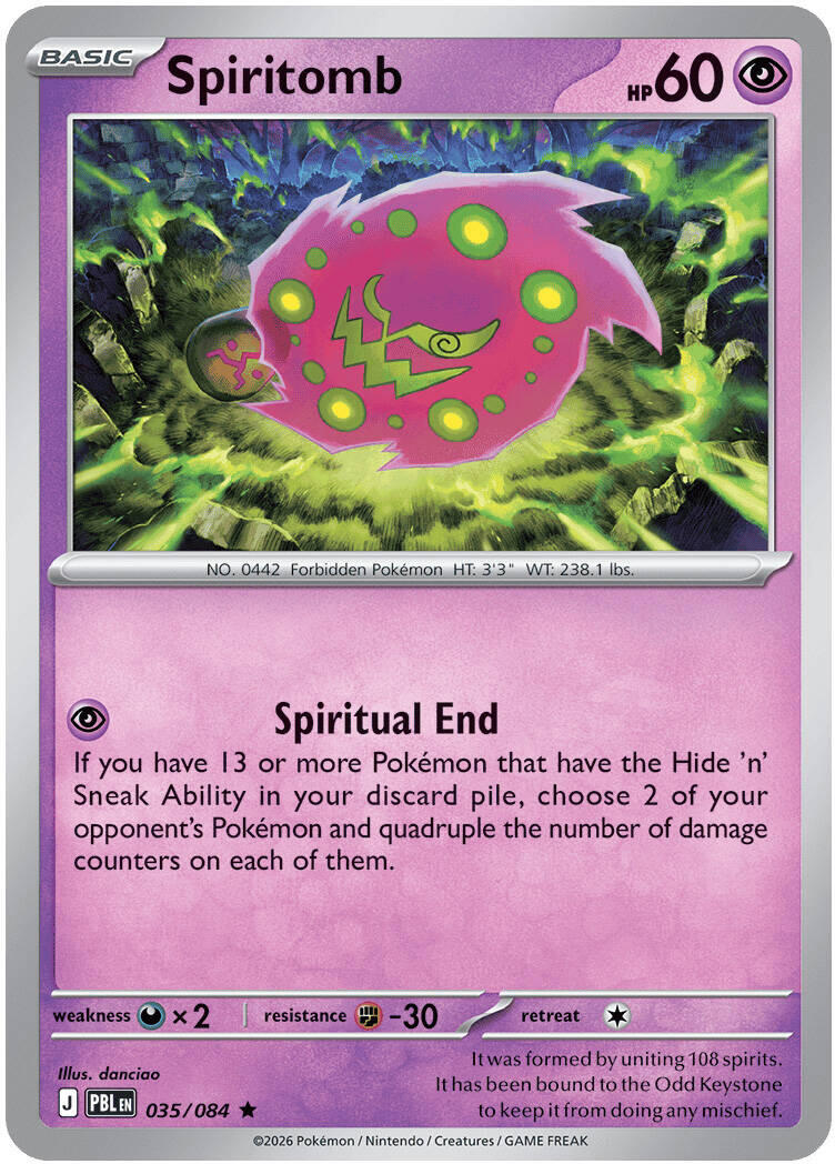 Spiritomb (035/084) [Mega Evolution: Pitch Black] | Gear Gaming Bentonville