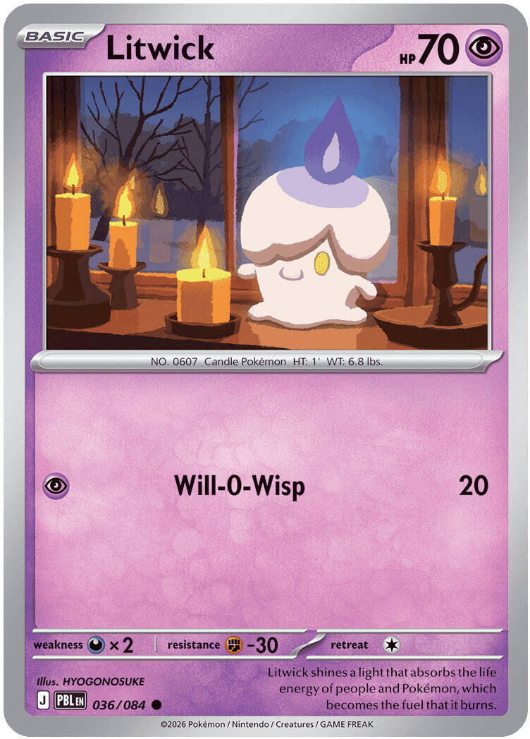 Litwick (036/084) [Mega Evolution: Pitch Black] | Gear Gaming Bentonville