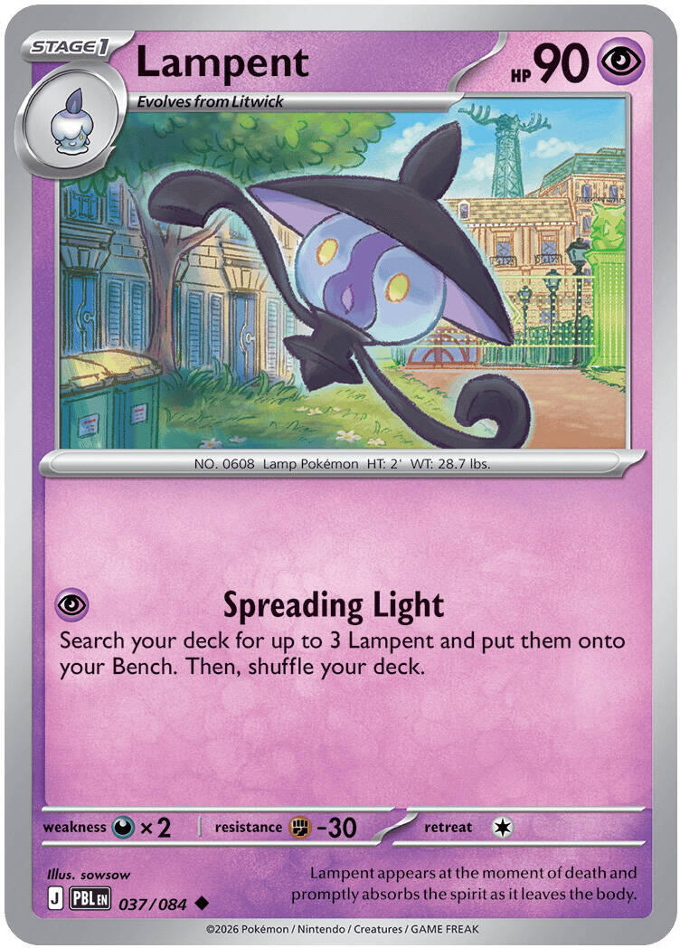 Lampent (037/084) [Mega Evolution: Pitch Black] | Gear Gaming Bentonville