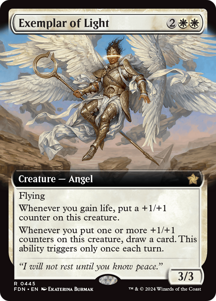 Exemplar of Light (Extended Art) [Foundations] | Gear Gaming Bentonville