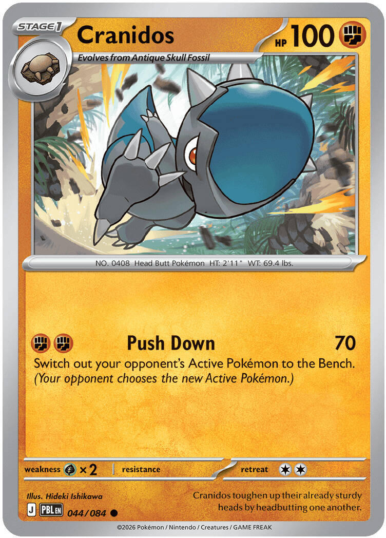 Cranidos (044/084) [Mega Evolution: Pitch Black] | Gear Gaming Bentonville