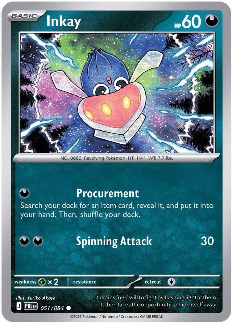 Inkay (051/084) [Mega Evolution: Pitch Black] | Gear Gaming Bentonville