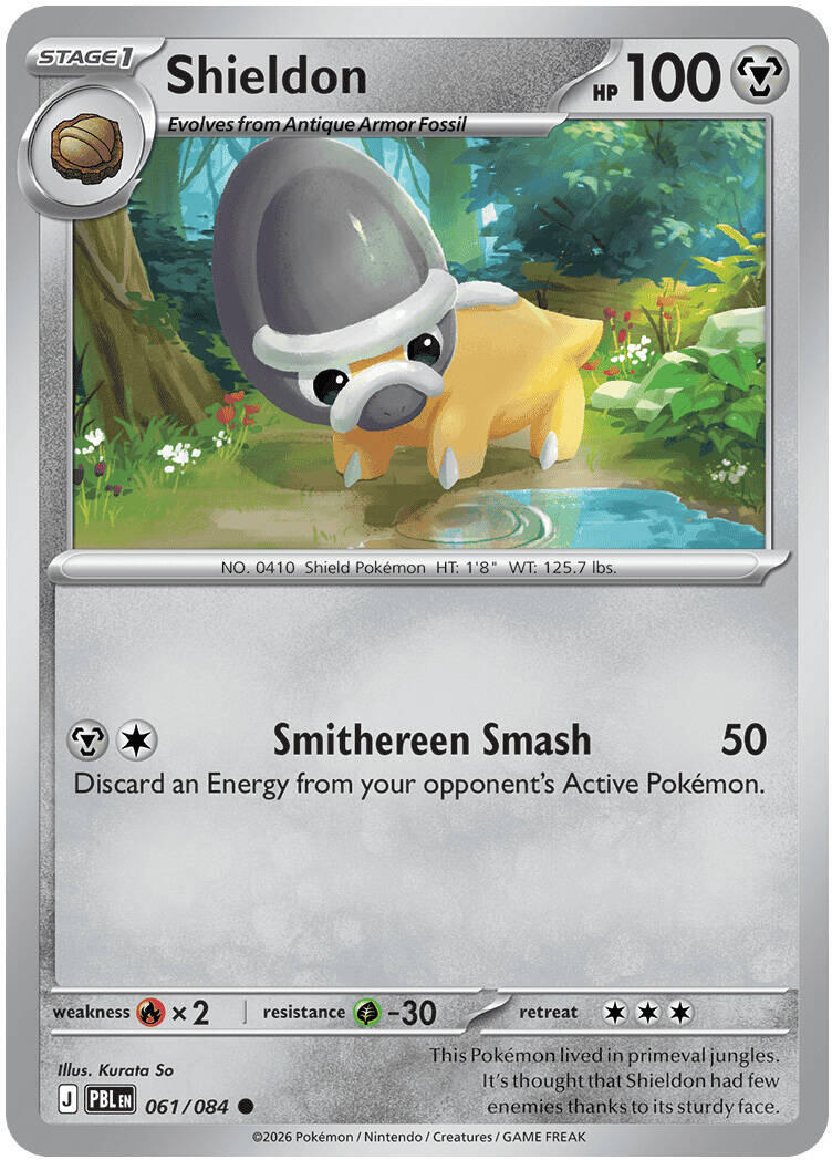 Shieldon (061/084) [Mega Evolution: Pitch Black] | Gear Gaming Bentonville