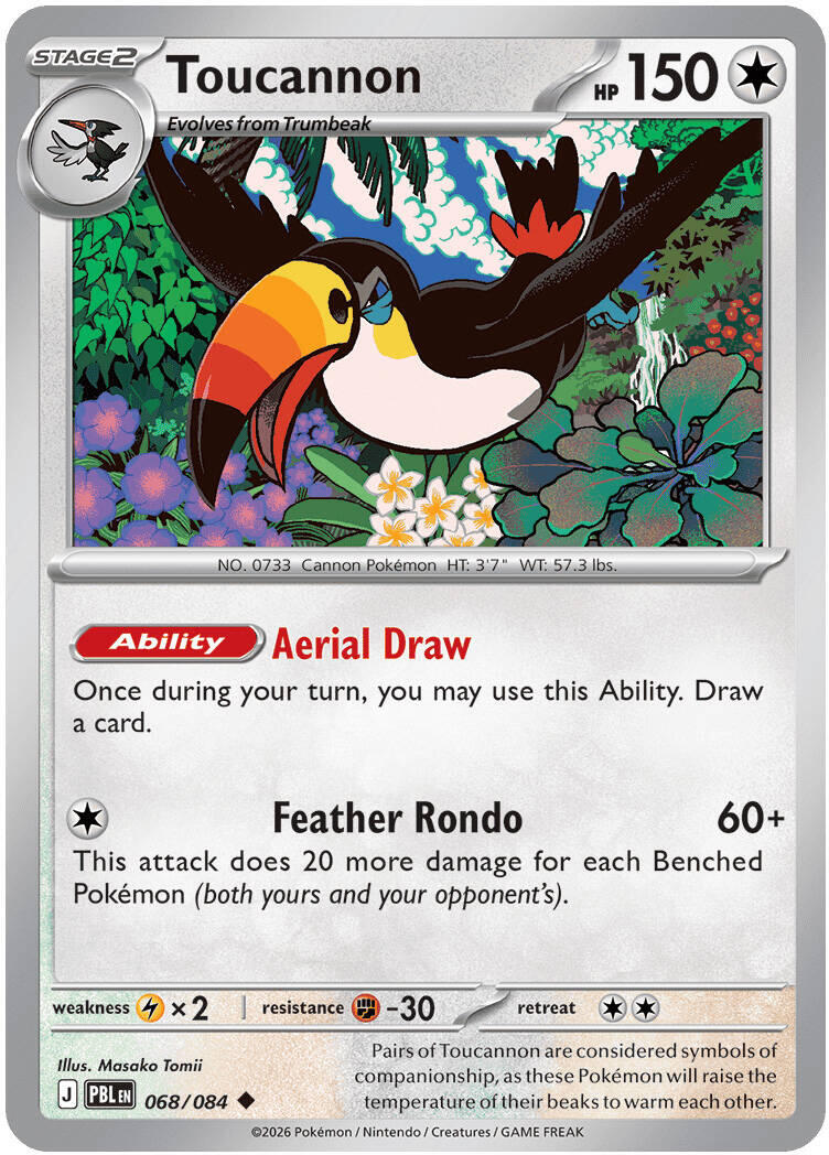 Toucannon (068/084) [Mega Evolution: Pitch Black] | Gear Gaming Bentonville