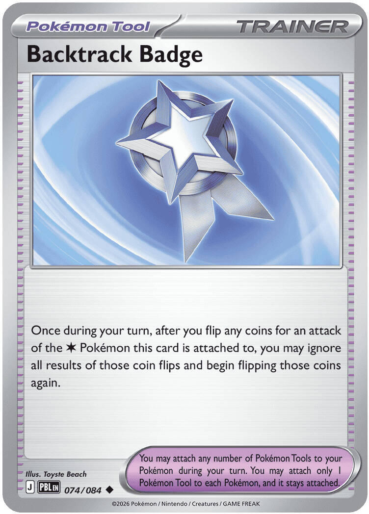 Backtrack Badge (074/084) [Mega Evolution: Pitch Black] | Gear Gaming Bentonville
