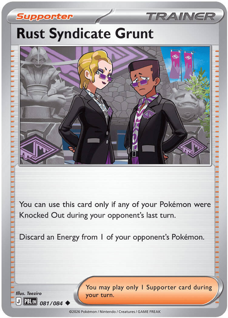 Rust Syndicate Grunt (081/084) [Mega Evolution: Pitch Black] | Gear Gaming Bentonville