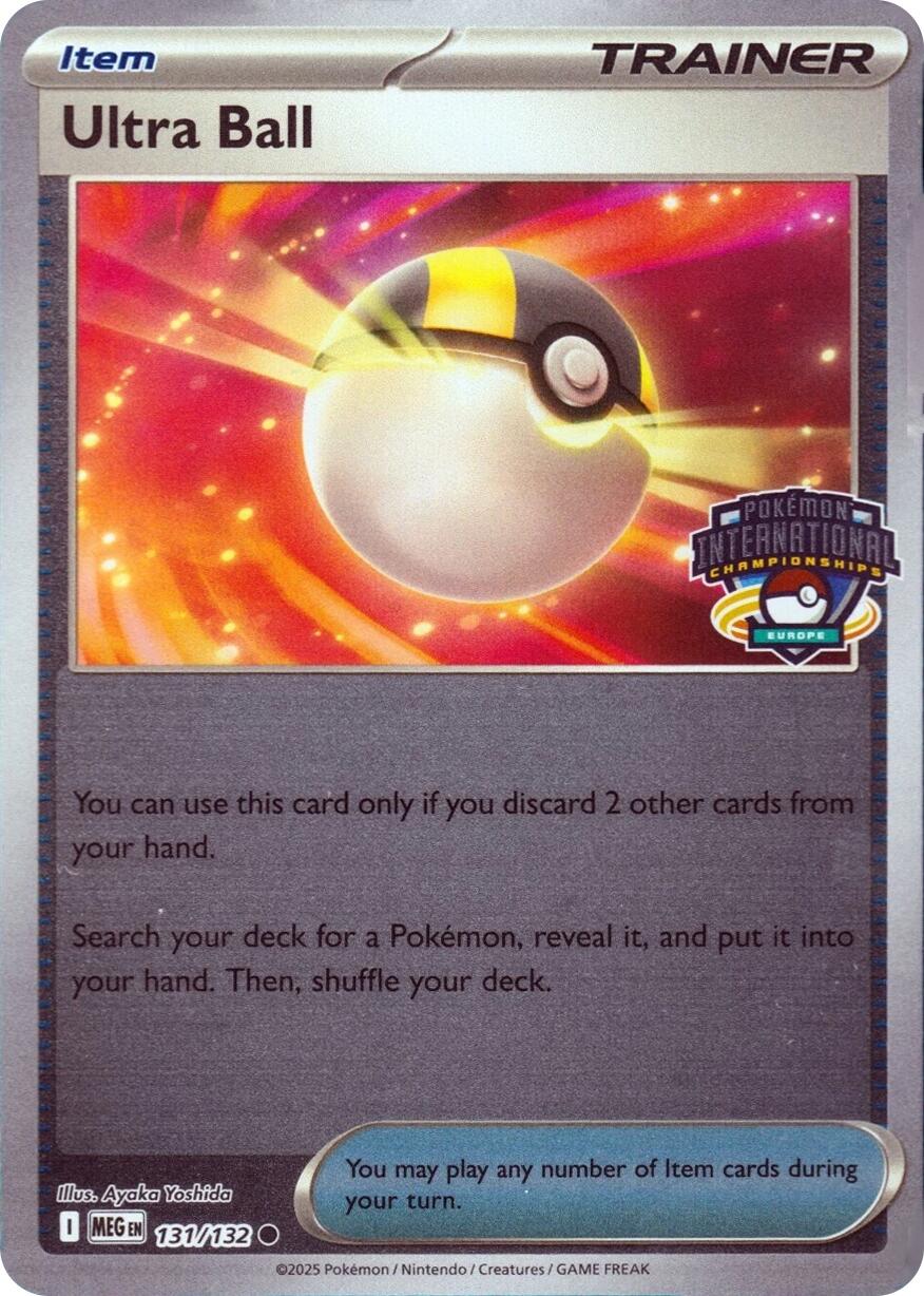 Ultra Ball (131/132) (European International Championship) [League & Championship Cards] | Gear Gaming Bentonville