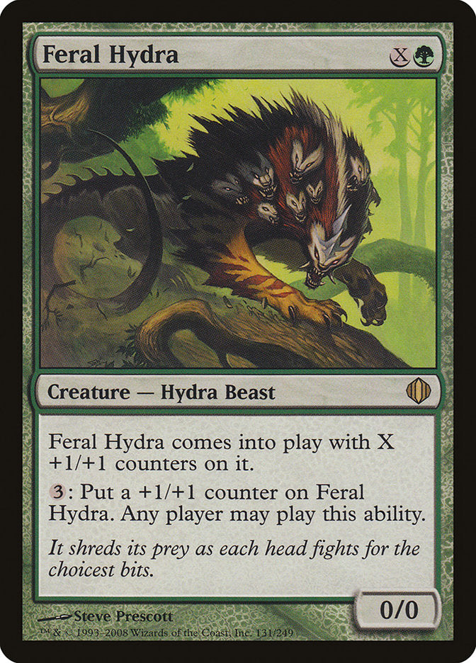 Feral Hydra (Oversized) [Oversize Cards] | Gear Gaming Bentonville