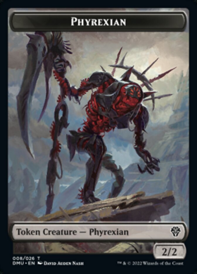 Phyrexian // Beast Double-Sided Token [Dominaria United Tokens] | Gear Gaming Bentonville
