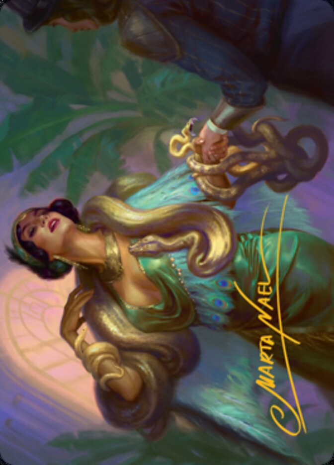 Venom Connoisseur Art Card (Gold-Stamped Signature) [Streets of New Capenna Art Series] | Gear Gaming Bentonville