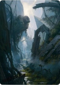 Swamp 2 Art Card [Zendikar Rising Art Series] | Gear Gaming Bentonville