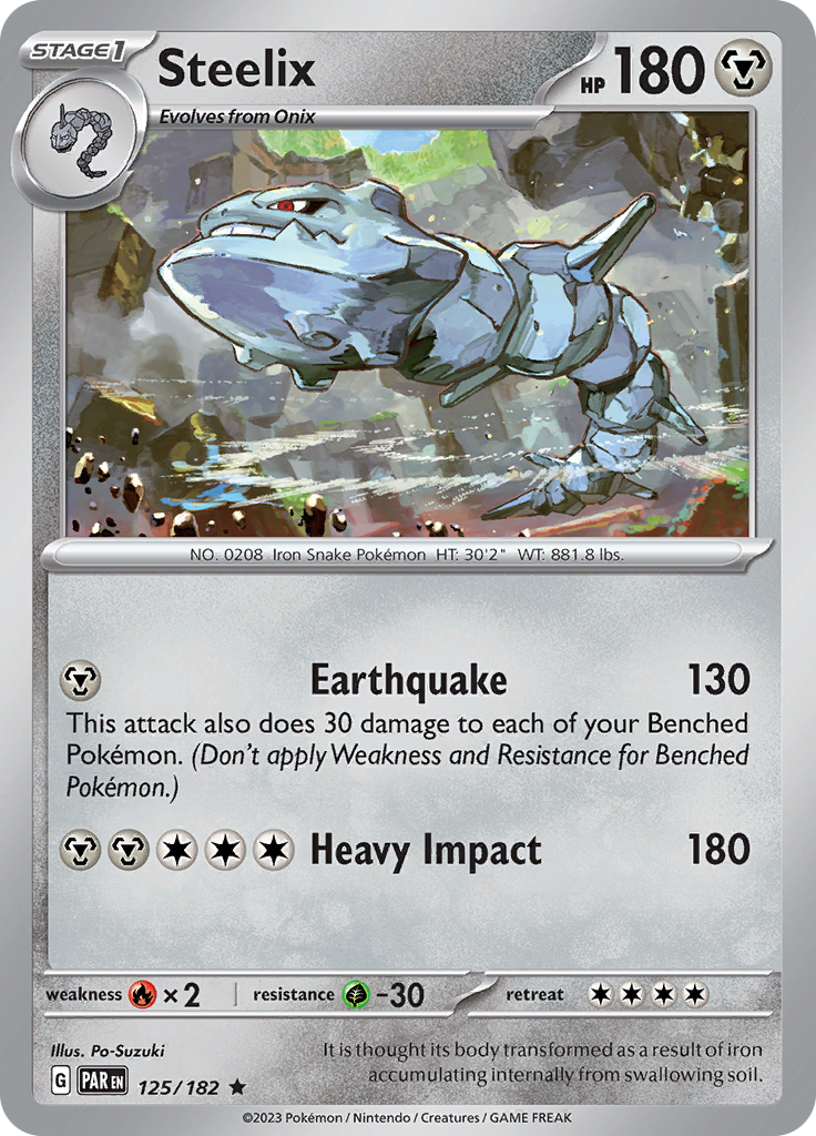 Steelix (125/182) [Scarlet & Violet: Paradox Rift] | Gear Gaming Bentonville