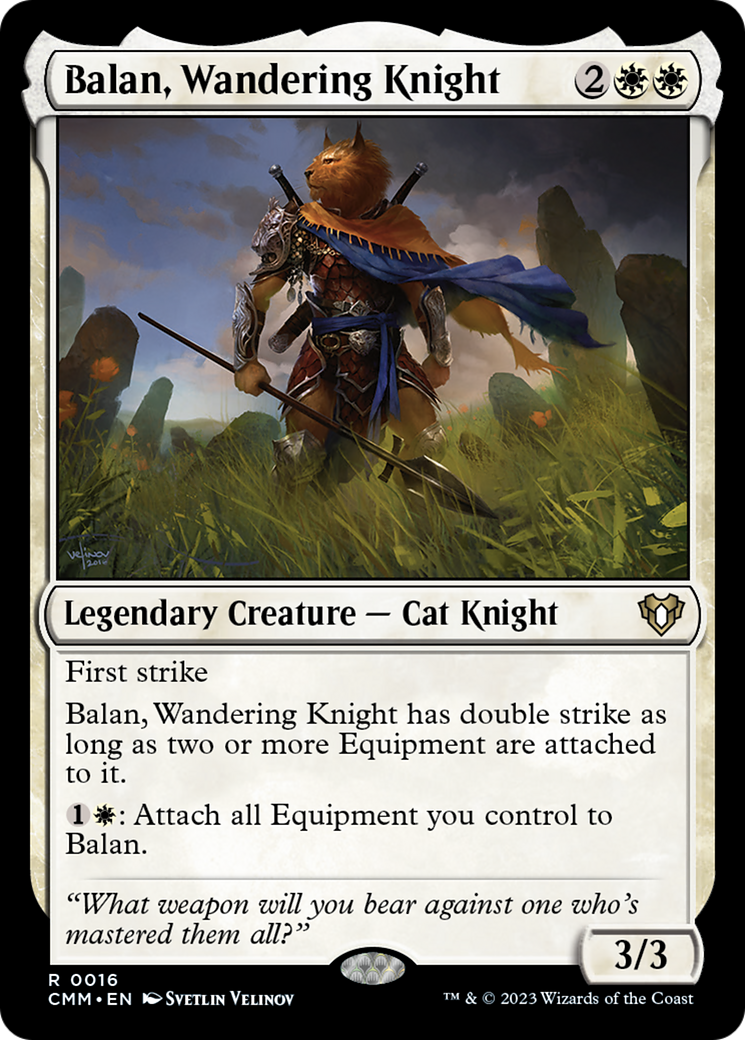 Balan, Wandering Knight [Commander Masters] | Gear Gaming Bentonville