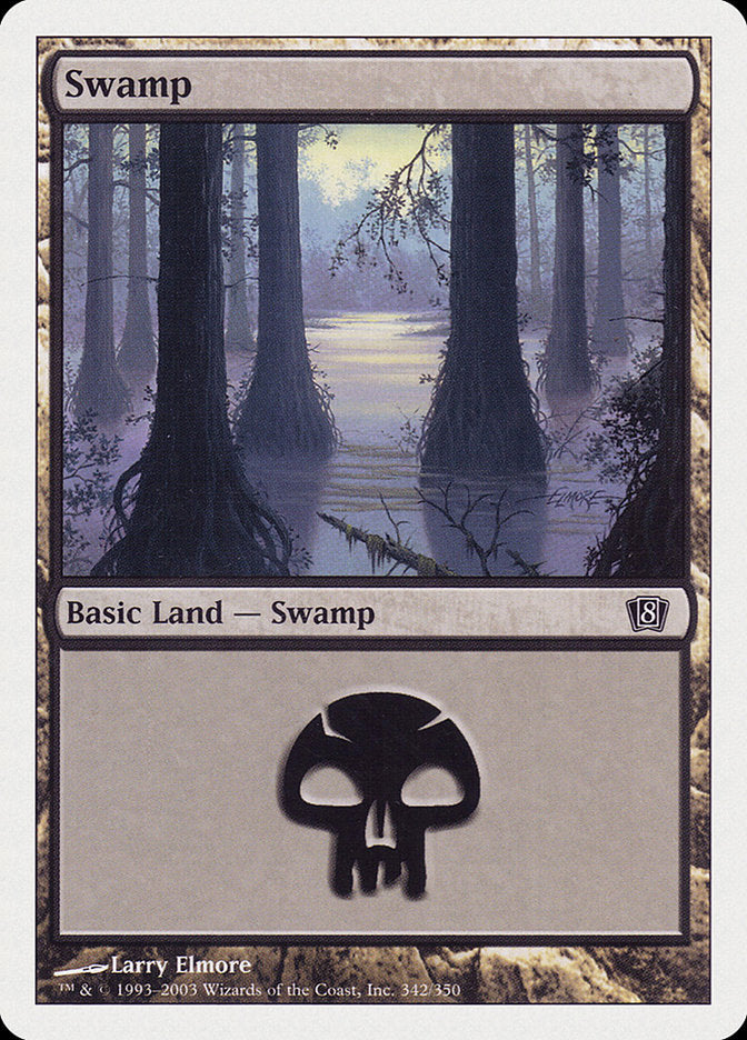 Swamp (342) [Eighth Edition] | Gear Gaming Bentonville