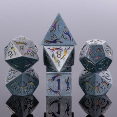 Dagger of Wind Unicorn Metal 7pcs Dice Set | Gear Gaming Bentonville