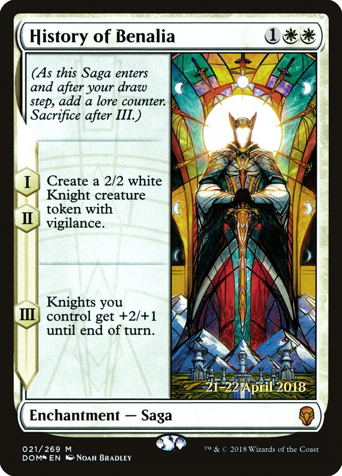 History of Benalia [Dominaria Prerelease Promos] | Gear Gaming Bentonville