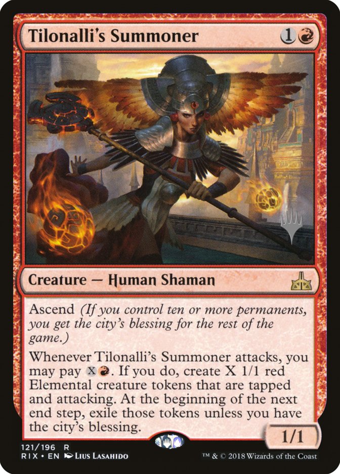 Tilonalli's Summoner (Promo Pack) [Rivals of Ixalan Promos] | Gear Gaming Bentonville