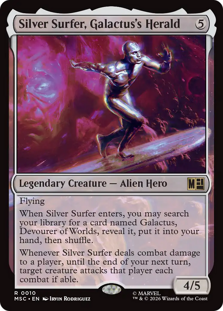 Silver Surfer, Galactus's Herald [Marvel Super Heroes Commander] | Gear Gaming Bentonville