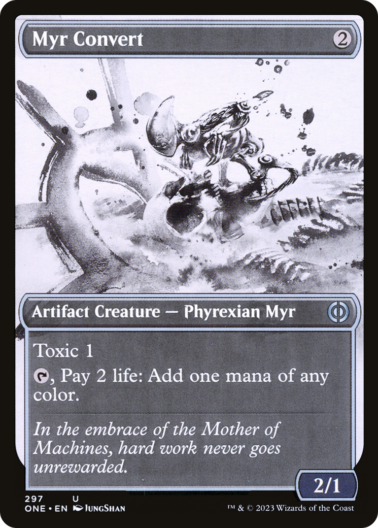 Myr Convert (Showcase Ichor) [Phyrexia: All Will Be One] | Gear Gaming Bentonville