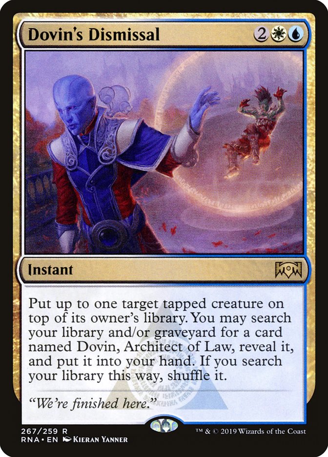 Dovin's Dismissal [Ravnica Allegiance] | Gear Gaming Bentonville