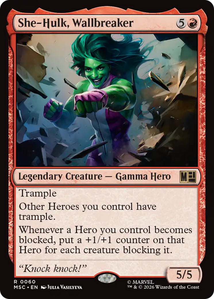 She-Hulk, Wallbreaker [Marvel Super Heroes Commander] | Gear Gaming Bentonville