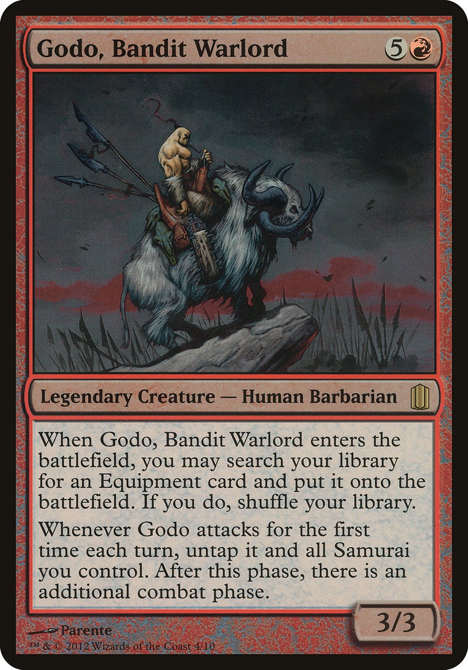 Godo, Bandit Warlord (Oversized) [Commander's Arsenal Oversized] | Gear Gaming Bentonville