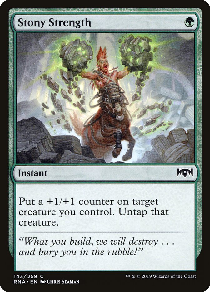Stony Strength [Ravnica Allegiance] | Gear Gaming Bentonville