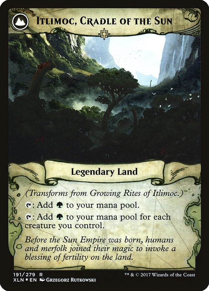Growing Rites of Itlimoc // Itlimoc, Cradle of the Sun [Ixalan Prerelease Promos] | Gear Gaming Bentonville