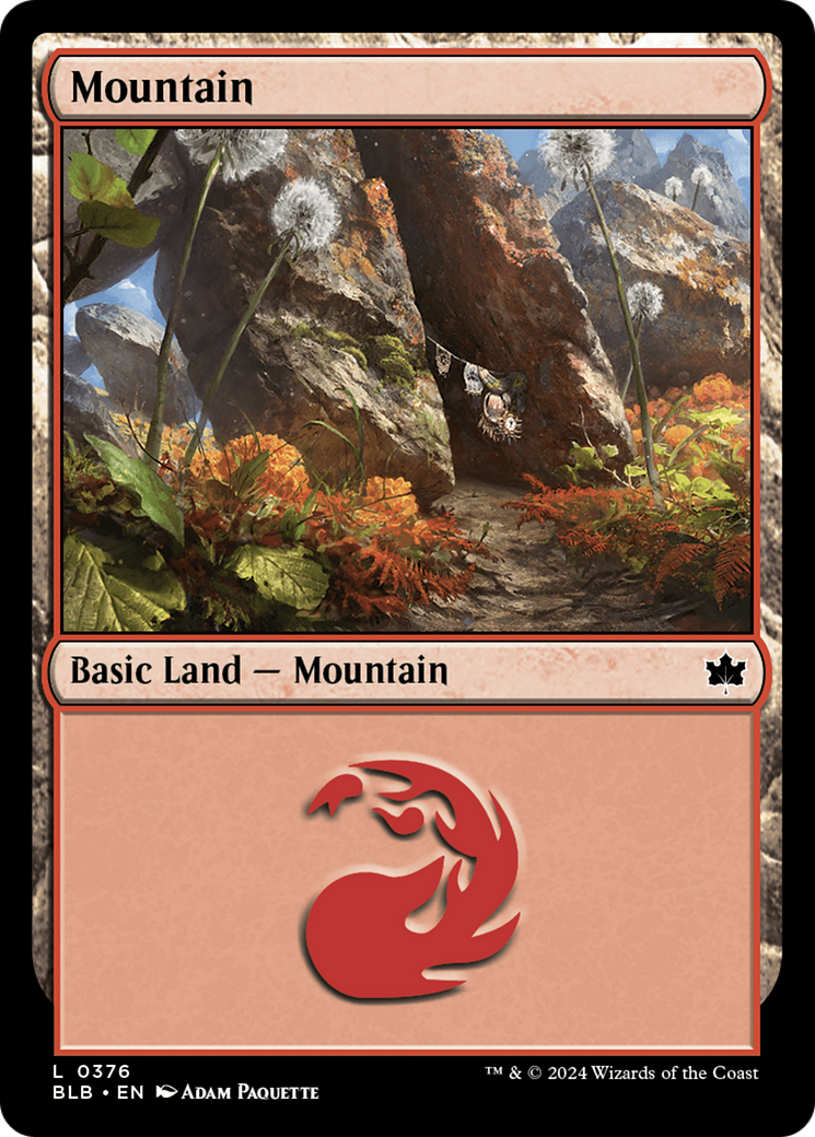 Mountain (0376) [Bloomburrow] | Gear Gaming Bentonville