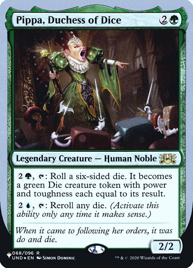 Pippa, Duchess of Dice (Unfinity Foil Edition) [The List] | Gear Gaming Bentonville