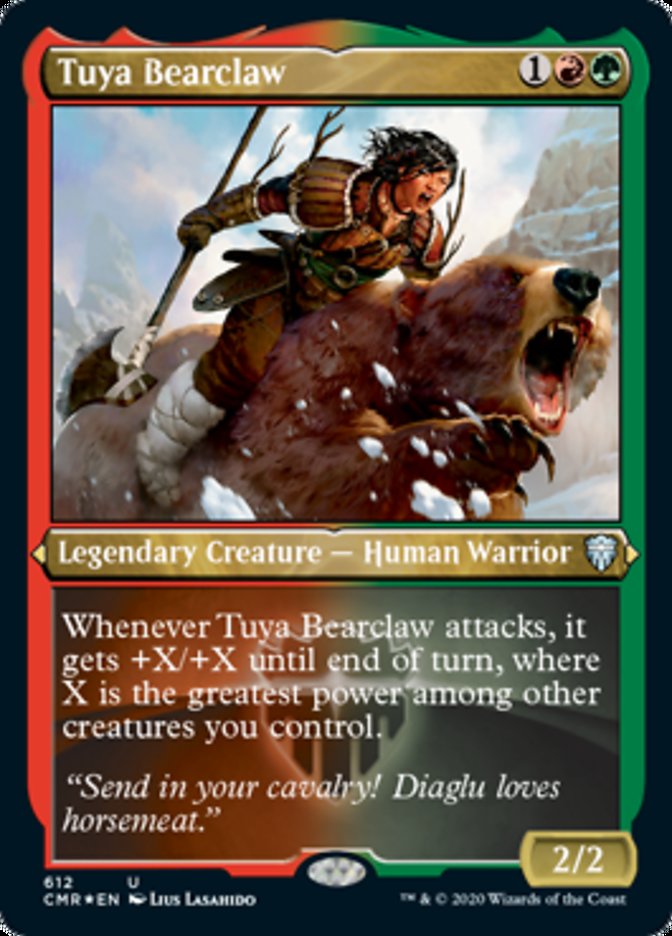 Tuya Bearclaw (Etched) [Commander Legends] | Gear Gaming Bentonville