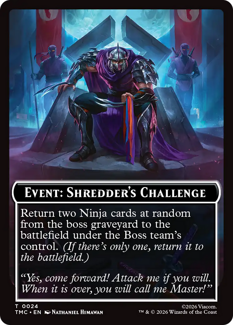 Event: Shredder's Challenge [Teenage Mutant Ninja Turtles Commander Tokens] | Gear Gaming Bentonville