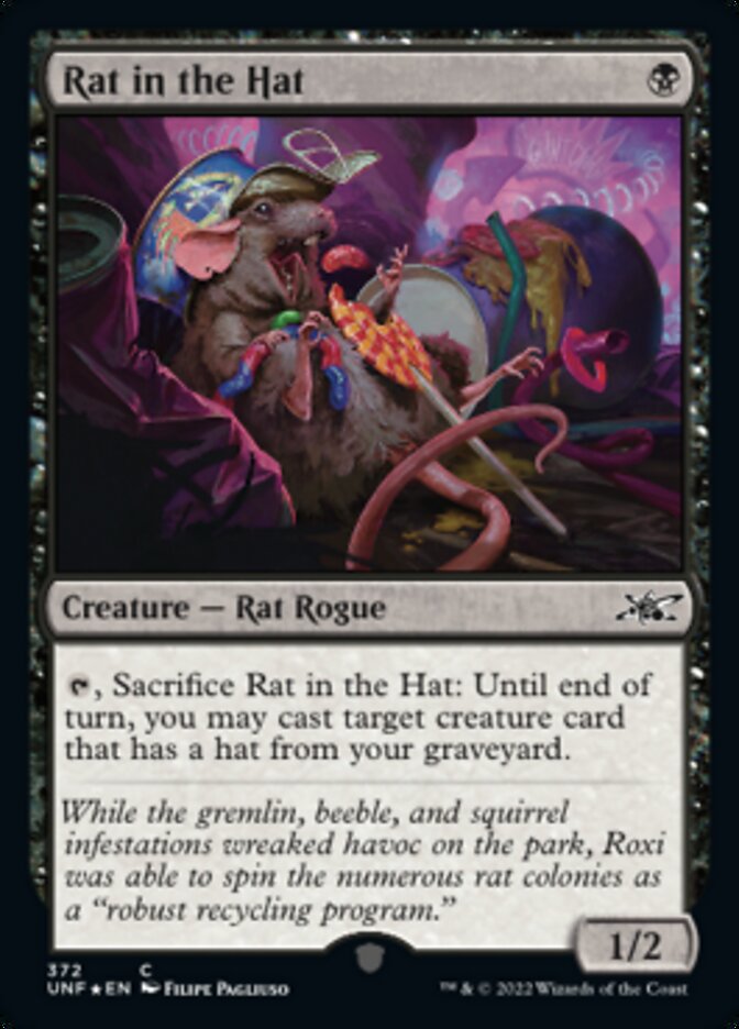 Rat in the Hat (Galaxy Foil) [Unfinity] | Gear Gaming Bentonville