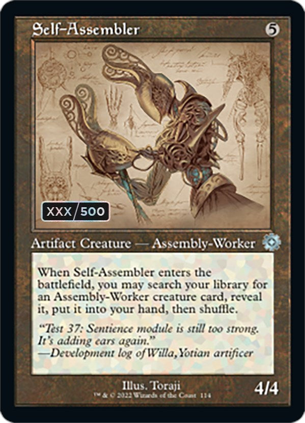 Self-Assembler (Retro Schematic) (Serialized) [The Brothers' War Retro Artifacts] | Gear Gaming Bentonville