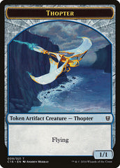 Horror // Thopter Double-Sided Token [Commander 2016 Tokens] | Gear Gaming Bentonville