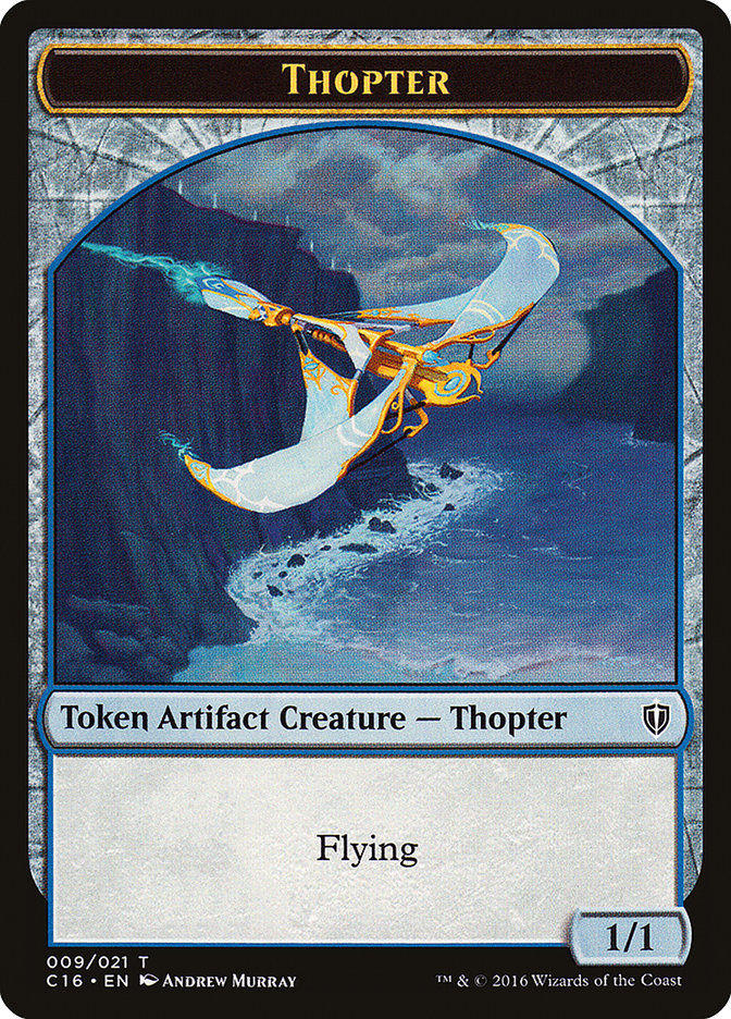 Daretti, Scrap Savant Emblem // Thopter Double-Sided Token [Commander 2016 Tokens] | Gear Gaming Bentonville