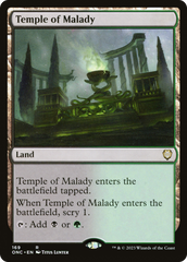 Temple of Malady [Phyrexia: All Will Be One Commander] | Gear Gaming Bentonville