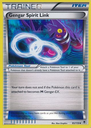 Gengar Spirit Link (95/119) (Alternate Holo GameStop Exclusive) [XY: Phantom Forces] | Gear Gaming Bentonville