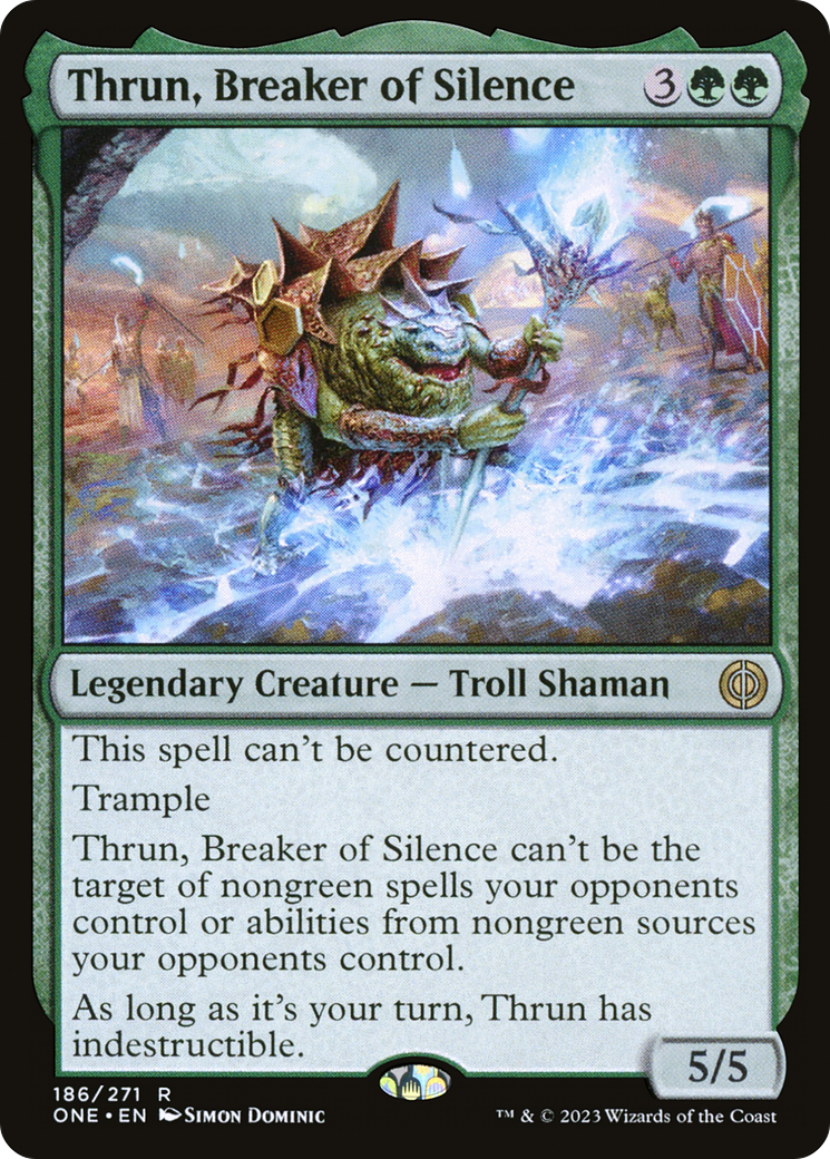 Thrun, Breaker of Silence [Phyrexia: All Will Be One Prerelease Promos] | Gear Gaming Bentonville