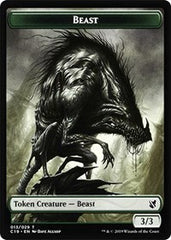 Beast (013) // Wurm Double-Sided Token [Commander 2019 Tokens] | Gear Gaming Bentonville