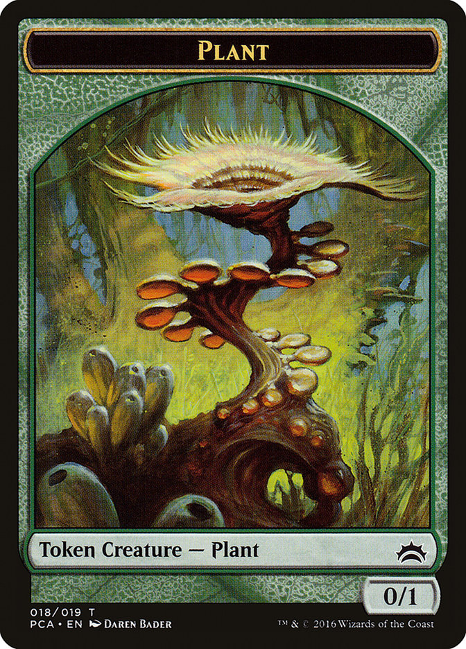 Plant // Ooze (016) Double-Sided Token [Planechase Anthology Tokens] | Gear Gaming Bentonville