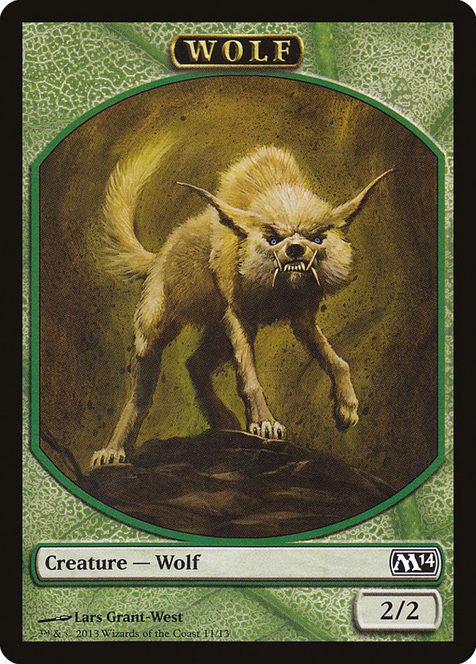 Wolf Token [Magic 2014 Tokens] | Gear Gaming Bentonville